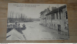 Inondations De SAINT MAMMES : Quai Du Loing, Vers La Bosse ............ S-11423 - Saint Mammes