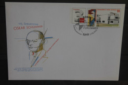Deutschland 2013; Oskar Schlemmer; USo 302, SST - Enveloppes - Oblitérées