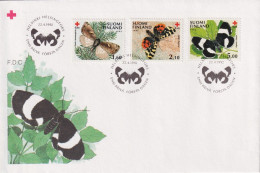 FDC  "Schmetterlinge"  (Blindenschrift)       1992 - Briefe U. Dokumente