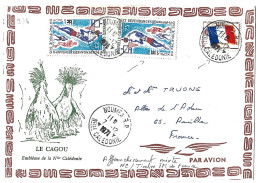 !!! AFFRANCHISSEMENT MIXTE TIMBRES FM ET TIMBRE DE NOUVELLE-CALÉDONIE - Storia Postale