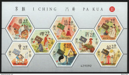 MACAO Macau 2002 - Mi-Nr. 1243-1250 ** - MNH  - Hexagramme Des I Ging - I Ching Pu Kua (II) - Blocks & Kleinbögen