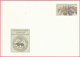 CP - Entier Postal (Allemagne - DDR) - 9e Exposition De Timbres Jeunesse 1986 - Cartes Postales - Neuves