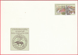 CP - Entier Postal (Allemagne - DDR) - 9e Exposition De Timbres Jeunesse 1986 - Postales - Nuevos