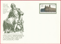 CP - Entier Postal (Allemagne - DDR) - Exposition Nationale De Timbres (Magdebourg) - Musée De La Poste - Postales - Nuevos