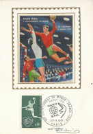 Carte 1er Jour FDC N°1629 VIIème Championnats Du Monde De Hand-Ball - Paris - 21/02/1970 - Balonmano