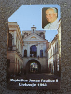 LITHUANIE PAPE POPE JEAN PAUL II 25U UT - Personnages