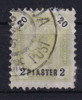 AUSTRIAN POST IN LEVANTE 1891 - Canceled - ANK 28 I A - Bz 10 - Eastern Austria