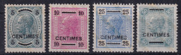 AUSTRIAN POST ON CRETA 1904 - MLH - ANK 8A, 9, 10A, 11A - Levante-Marken