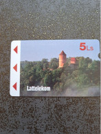 LETTONIE  ALCATEL PAYSAGES  5 LATI UT - Lettonia