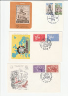 EUROPA - 1960s -1970s  FDCs France Stamps Fdc Cover - Collections