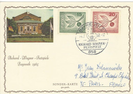 Carte Postale ALLEMAGNE FEDERALE N° 350-351 Y & T - Sonstige & Ohne Zuordnung