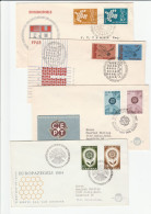 EUROPA - 1960s FDCs Netherlands Stamps Fdc Cover - Collections