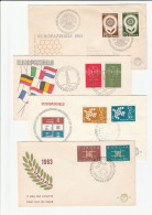 EUROPA - 1950s -1960s FDCs Netherlands Stamps Fdc Cover - Collezioni