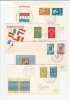 EUROPA - 1960s FDCs Netherlands Stamps Fdc Cover - Collections