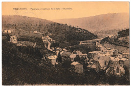 Trois-Ponts - Panorama Et Confluent De La Salm Et L'Amblève - Trois-Ponts