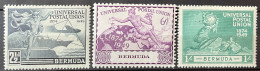 BERMUDA - MH* - 1949- # 125/128   3 VALUES - Bermuda