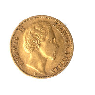 Allemagne-Royaume De Bavière Ludwig II-10 Mark 1876 Munich - 5, 10 & 20 Mark Oro