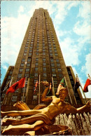 New York City Rockefeller Center Prometheus Statue At Base Of RCA Building 1997 - Manhattan