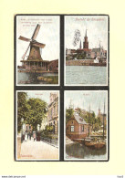 Zaandam 4-luik Met Molen 1909 RY30891 - Zaandam