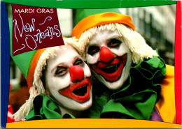 Louisiana New Orleans Mardi Gras Scene Clowns 1993 - New Orleans