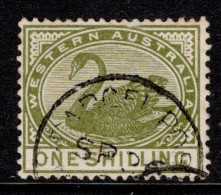 1885 One Shilling Olive-green SG102 Cat £5.00 - Used Stamps