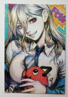 CARTE SEXY GIRL WAIFU BEAUTY MANGA MINT Holo Chainsaw Man Power & Pochita - Marvel