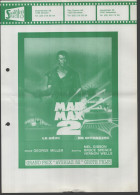 Mad Max 2 - A4 Smalfilm Studio Promotional Poster / Affiche With Synopsis - Affiches & Posters