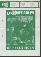 Les Misérables - A4 Smalfilm Studio Promotional Poster / Affiche With Synopsis - Affiches & Posters