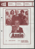 Annie - A4 Smalfilm Studio Promotional Poster / Affiche With Synopsis - Affiches & Posters