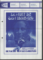 La Notte Di San Lorenzo - A4 Smalfilm Studio Promotional Poster / Affiche With Synopsis - Affiches & Posters