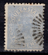 1882 Two Pence Blue (W6, Perf 12) SG 168 (T11) Cat £1.00 - Used Stamps