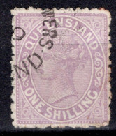 1882-92 One Shilling 1/- SG 174 Pale Mauve Cat. £5.50 - Gebruikt