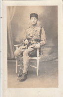  *** MILITARIA ***  Photo Carte Soldat En Pied TTB  - Uniformes