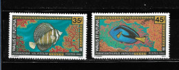 WALLIS FUTUNA 1992, SERIE Ivert 451/52 TEMÁTICA FAUNA - PECES. MNH. - Otros & Sin Clasificación