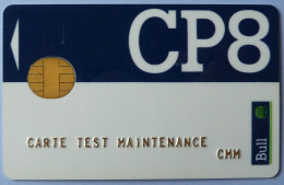 FRANCE - Smart Card - Blue Bull - CP8 Test / Demo - Carte Test Maintenance - RRR - Privadas