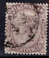 1878 Eight Pence Dull Purple-brown (Perf 10 W 4)  SG 158 Cat. £9.00 - Usados