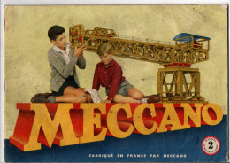 MECCANO CATALOGUE ET MANUEL D'INSTRUCTION N°2 - Frankreich