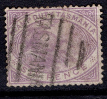 1880 Sixpence Mauve. Platypus. Postal Fiscal. Postal Cancellation. SG F28 Cat. £2.50 - Used Stamps
