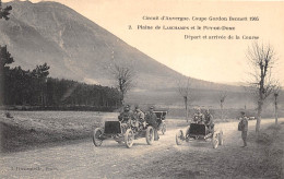 63-CIRCUIT D'AUVERGNE- COUPE GORDON BENNETT 1905- PLAINE DE LASCHAMPS ET LE PUY-DE-DOME DEPART ET ARRIVEE DE LA COURSE - Andere & Zonder Classificatie