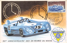 72-LE-MANS- 50 Eme ANNIVERSAIRE DES 24 HEURES DU MANS - Le Mans