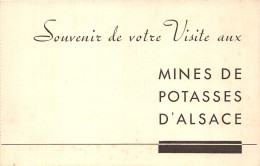 68-MULHOUSE- DOUBLE CARTE- MINES DE POTASES D'ALSACE - EXPOSITION PARIS 1937 - Mulhouse