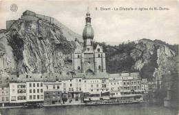 BELGIQUE - Dinant - La Citadelle  Et église De N Dame - Carte Postale Ancienne - Dinant