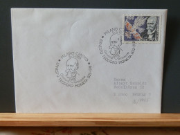 90/546S  LETTRE ITALIE T. MONETA - Prix Nobel