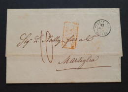 Lettre D'Alexandrie Pour Marseille. - Lettres & Documents