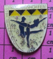 211c Pins Pin's  / Rare Et De Belle Qualité / SPORTS / CLUB GYMNASTIQUE  ST MICHEL DE KOENIGSHOFFEN - Gymnastiek