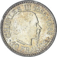 Monnaie, Monaco, Rainier III, 10 Francs, 1966, Monnaie De Paris, SPL, Argent - 1960-2001 Nouveaux Francs