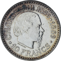 Monnaie, Monaco, Rainier III, 10 Francs, 1966, Monnaie De Paris, SPL, Argent - 1960-2001 Nouveaux Francs