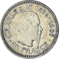 Monnaie, Monaco, Rainier III, 10 Francs, 1966, Monnaie De Paris, SUP+, Argent - 1960-2001 Nouveaux Francs