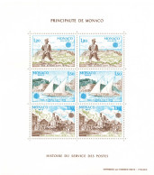 Monaco - Blocs MNH * - 1959 - 1979 - Histoire Du Service Des Postes - Blocs
