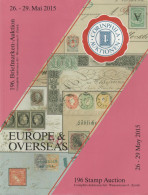 Corinphila Auktionen - 196 Corinphila Stamp Auction - Europe & Overseas / 26 - 29 May 2015 - Catalogues For Auction Houses